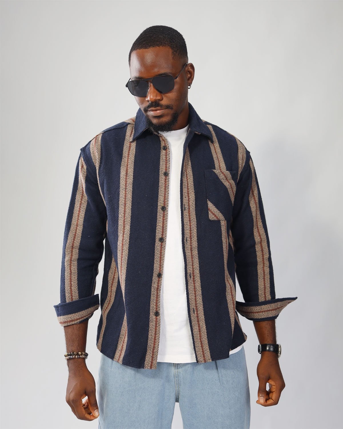 Striped Overshirt