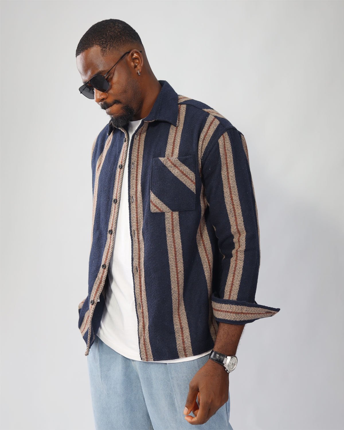 Striped Overshirt