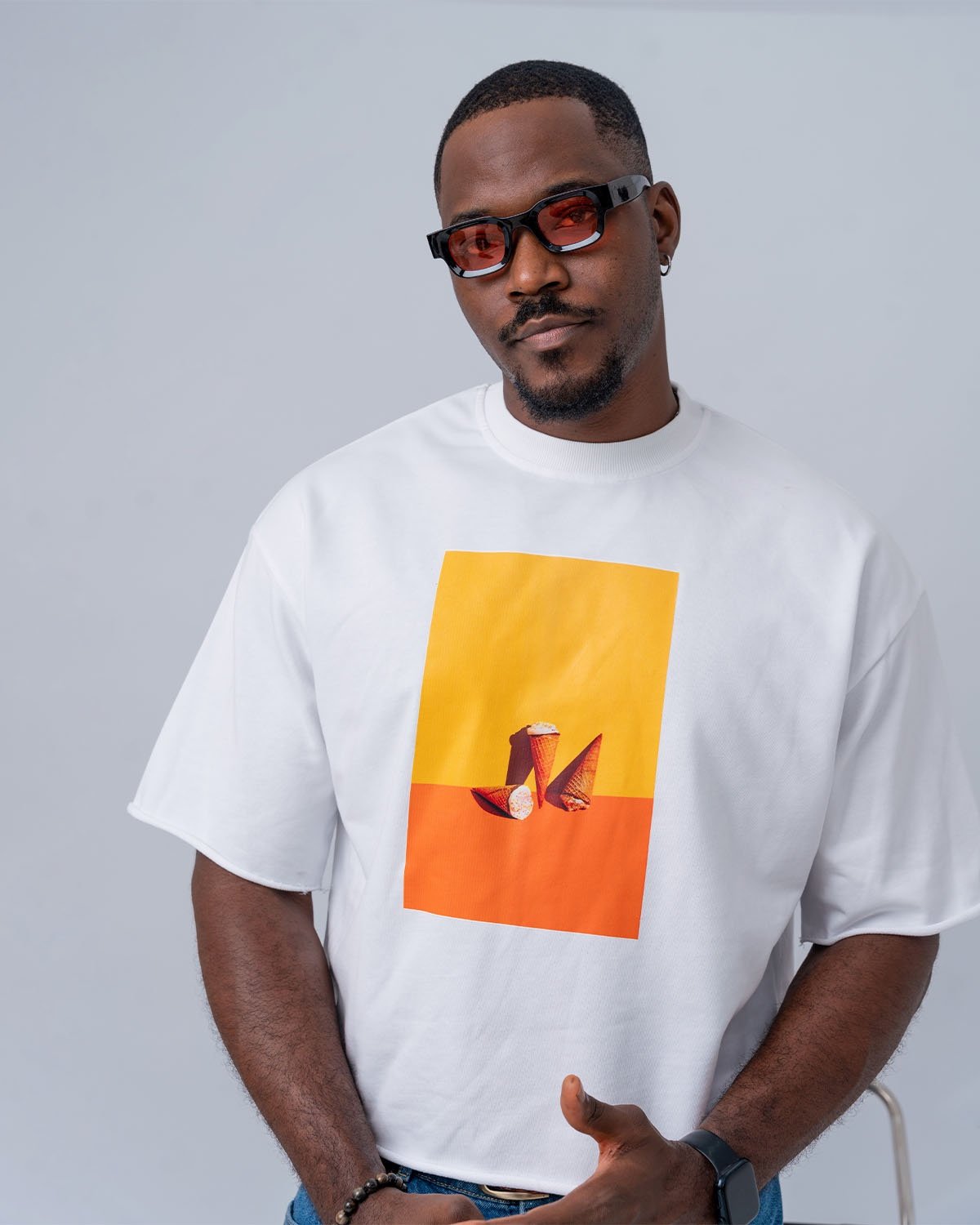 Ezra cropped tshirt