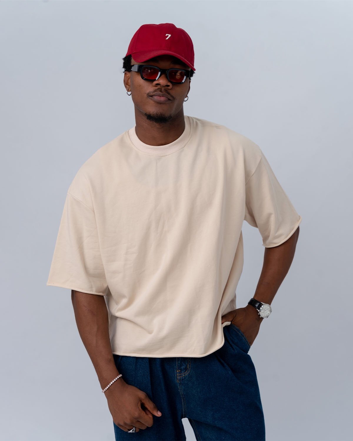Luka t-shirt (Beige)