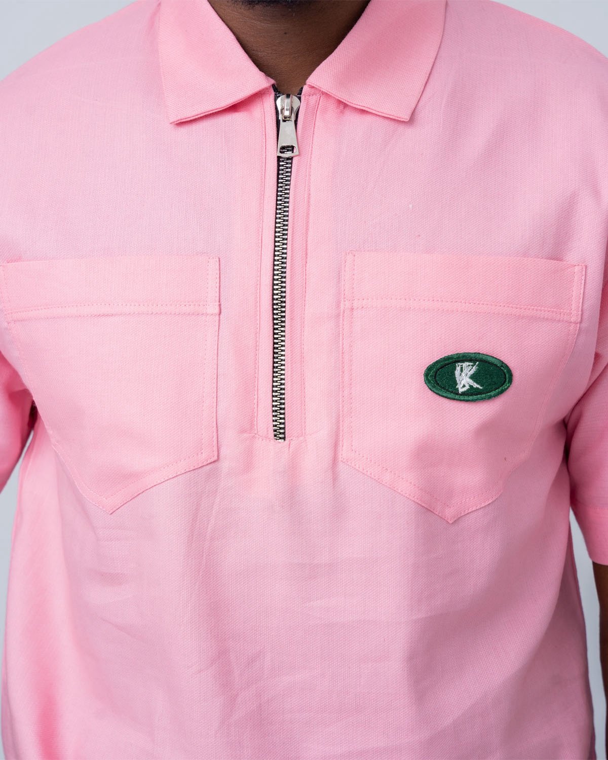 TKS badge shirt (Pink)