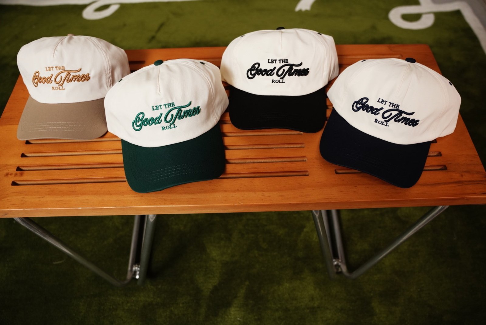 Hat “Let the good times roll”