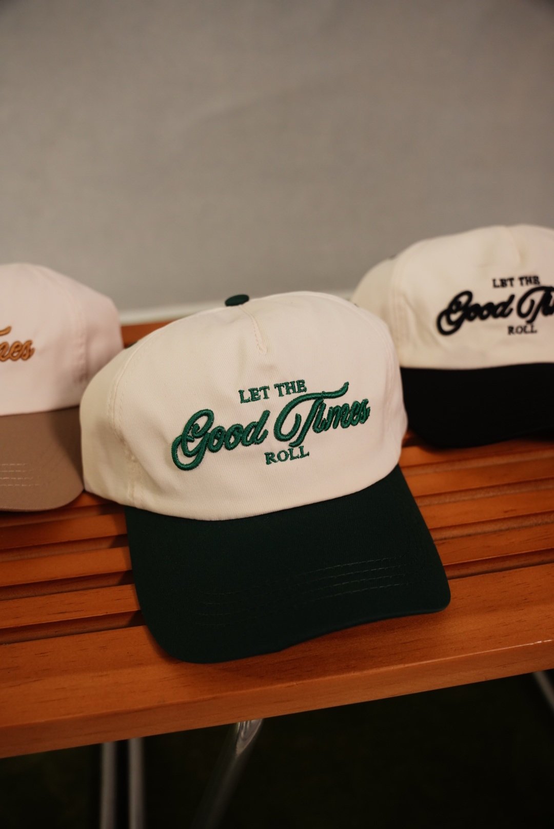 Hat “Let the good times roll”