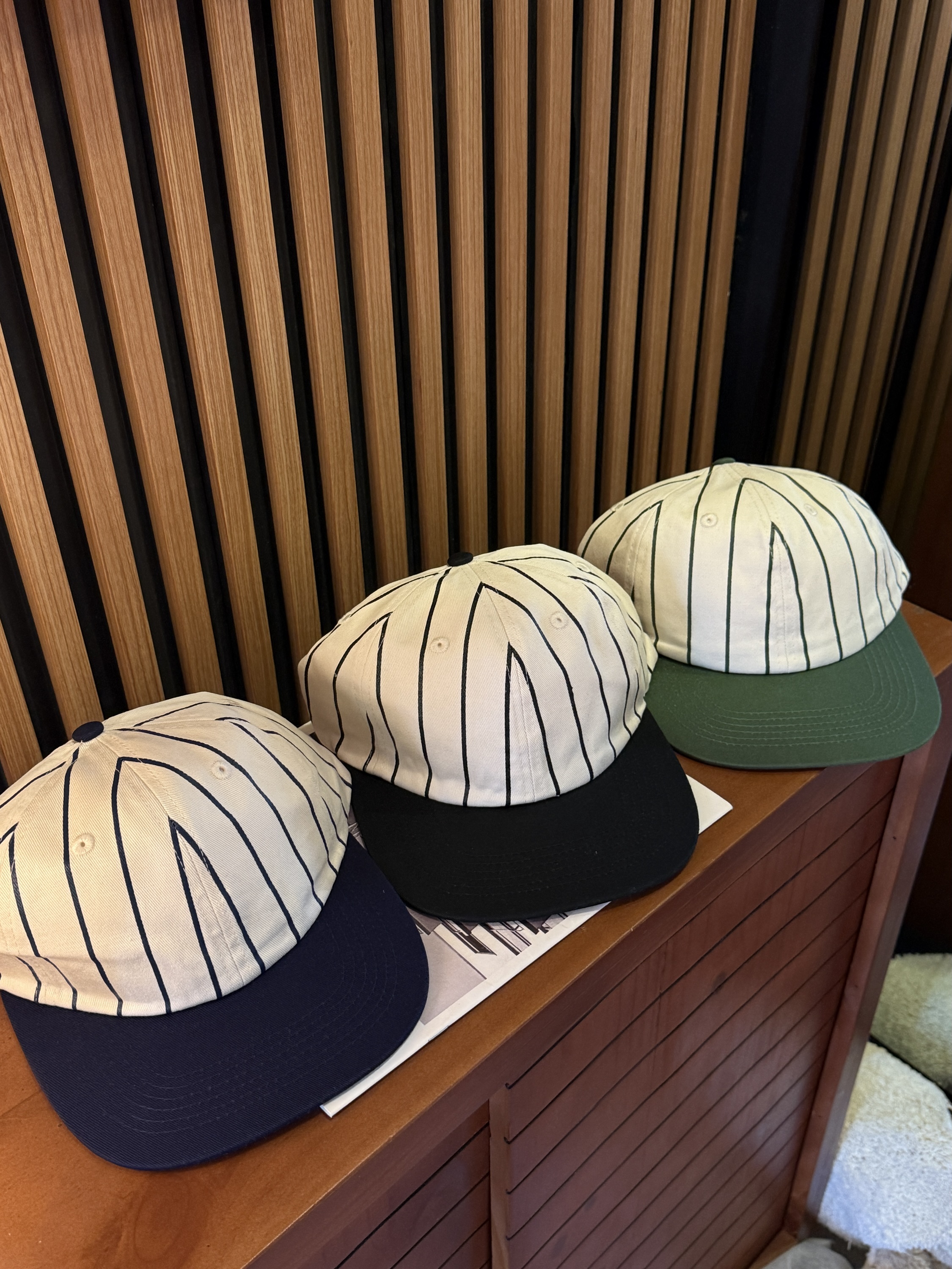 Murphy Striped Caps